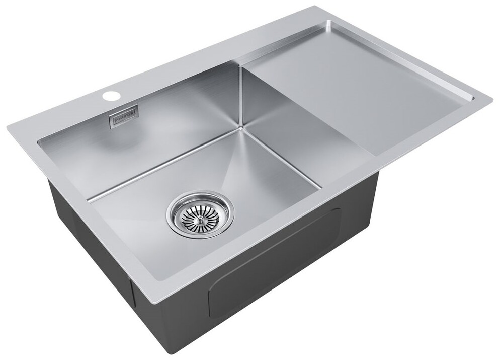 Детальное фото товара: Paulmark KRONER 78F, мойка, нержавеющая сталь брашированная