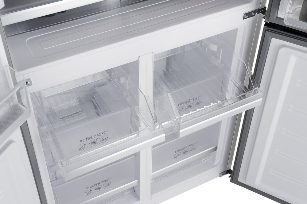 Детальное фото товара: Weissgauff WCD 450 White Rock Glass NoFrost Inverter