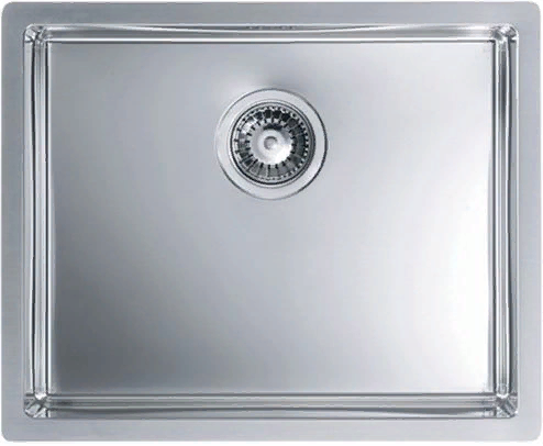 Фото товара: ALVEUS QUADRIX 50 BRS-90, мойка, нержавеющая сталь брашированная (в комплекте с сифоном 1130550)