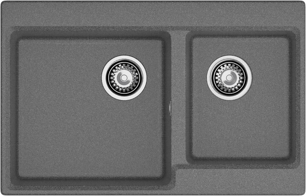 GranFest LEVEL GF-LV-780K, мойка, мрамор, графит Фото товара: GranFest LEVEL GF-LV-780K, мойка, мрамор, графит
