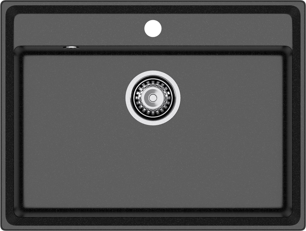 Фото товара: GranFest LEVEL GF-LV-660, мойка, мрамор, черный