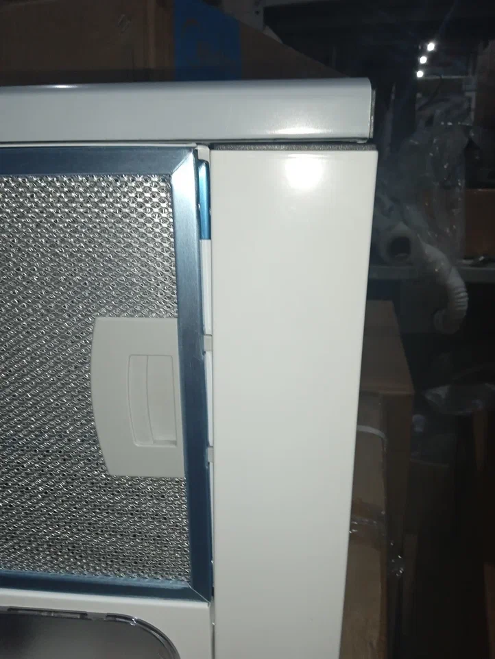 Уценка Elikor Интегра 45П-400-В2Л белый/нерж Детальное фото товара: Уценка Elikor Интегра 45П-400-В2Л белый/нерж