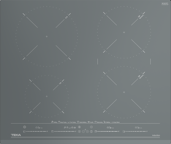 Фото товара: Teka IZC 64630 MST STONE GREY индукционная поверхность