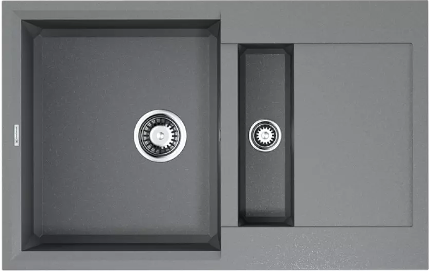 Фото товара: Omoikiri Sakaime 78-2-GR, мойка, гранит, leningrad grey