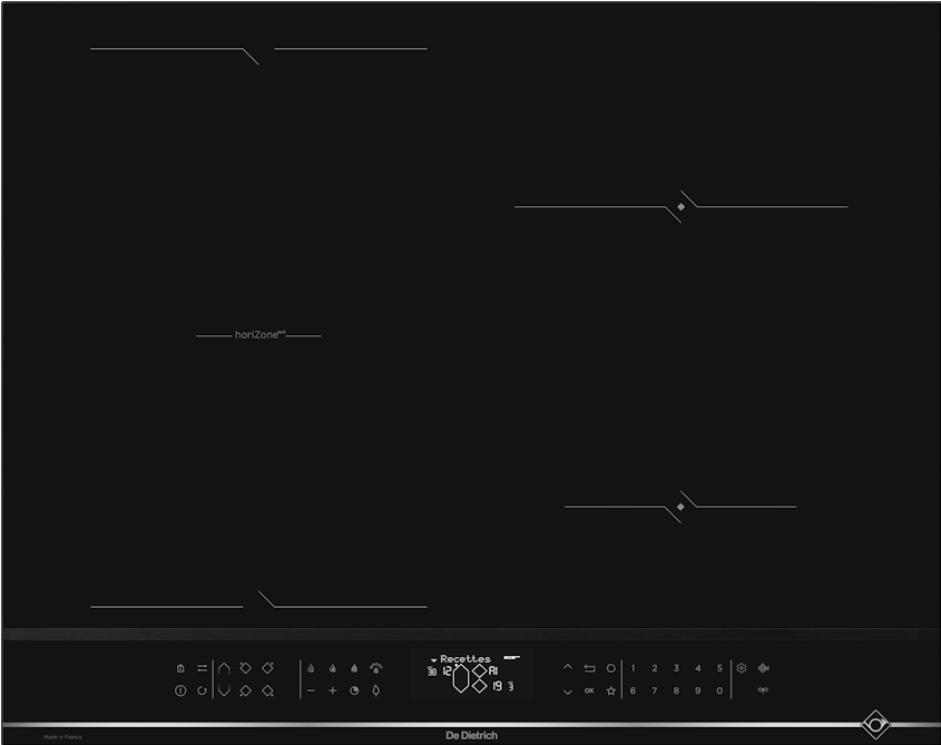 Фото товара: De Dietrich DPI4431XT индукционная поверхность
