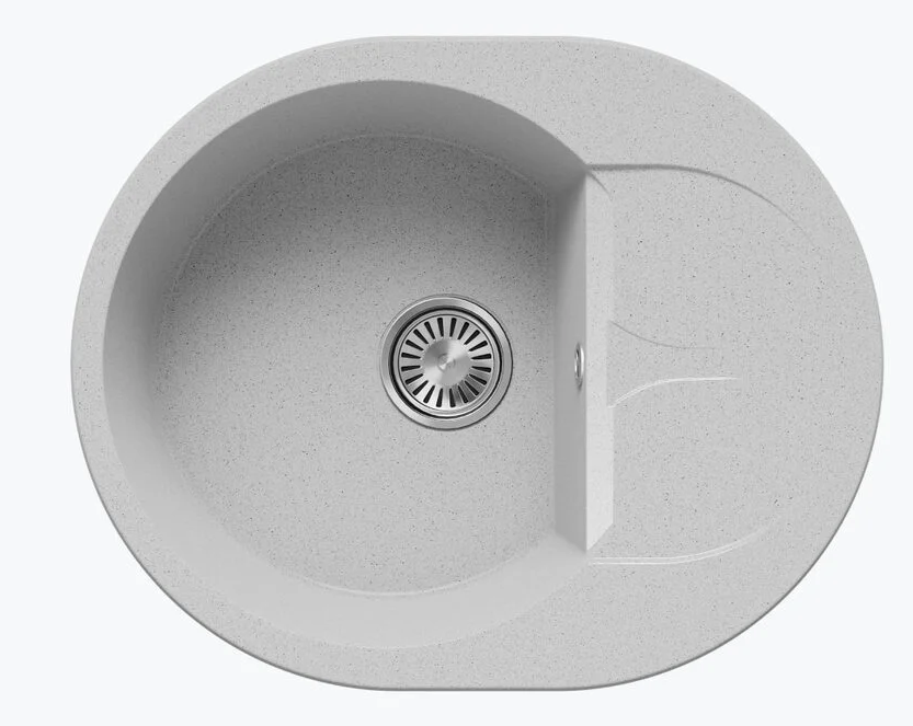Фото товара: Polygran ATOL-620, мойка, мрамор, светло-серый 314