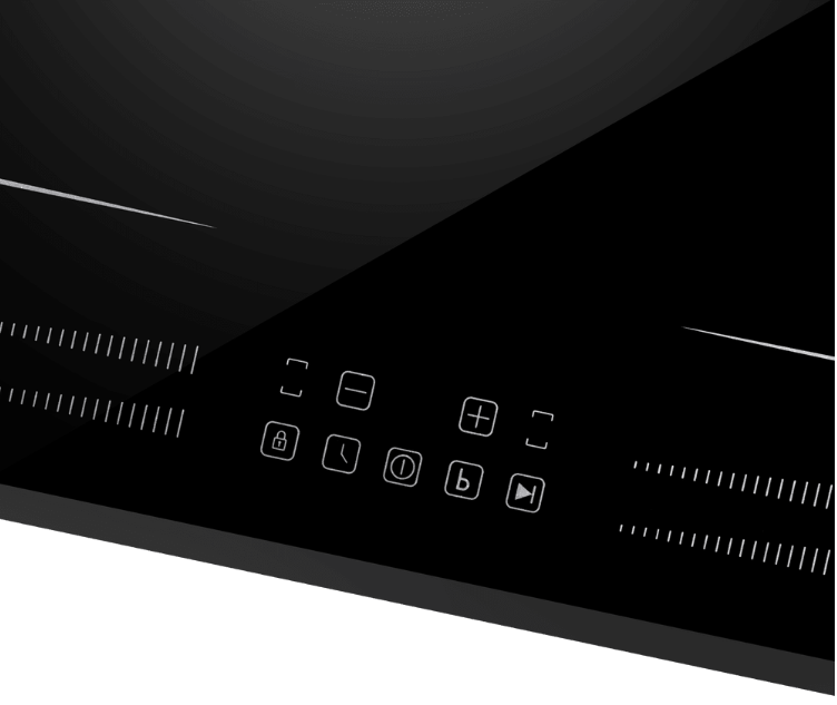 Детальное фото товара: Maunfeld AVI6044SSFBK индукционная поверхность