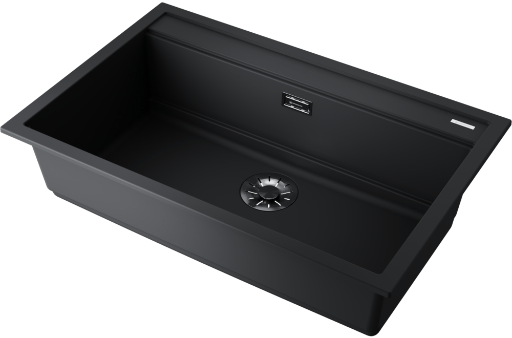 Детальное фото товара: Omoikiri Kitagawa 79-LB-GB, мойка, керамика, графит