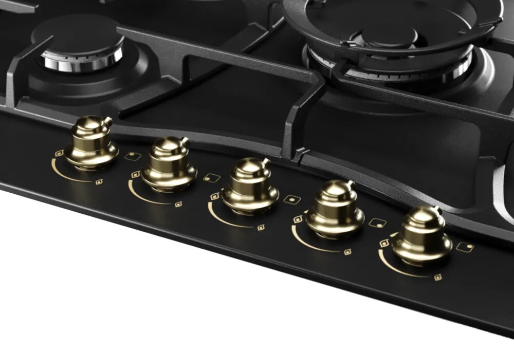 Детальное фото товара: Kuppersberg FS 710 Ant Bronze газовая поверхность