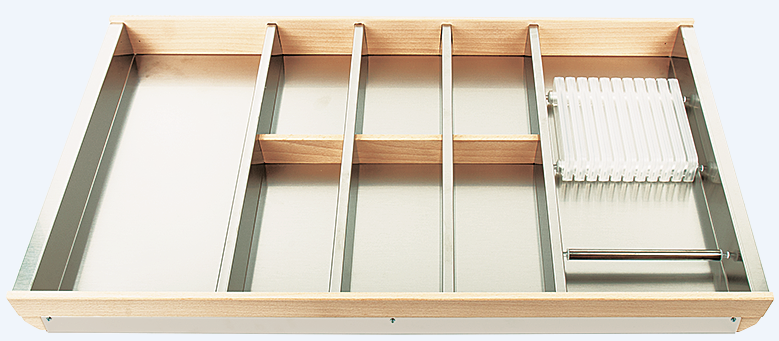 Детальное фото товара: Tecnoinox лоток для столовых приборов Cassetto Portaposate+Portacotelli 90 B50 Legrabox