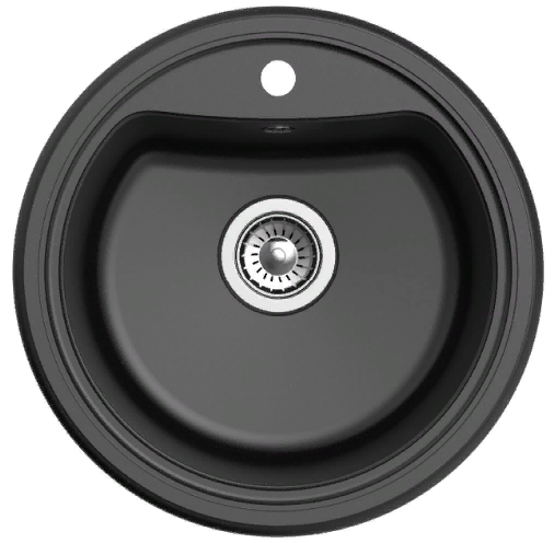 Фото товара: Ewigstein Antik A- R50, мойка, гранит, черный