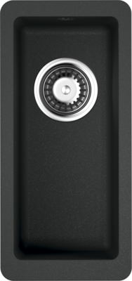 Фото товара: Omoikiri Kata 20-U-BL, мойка, гранит, черный