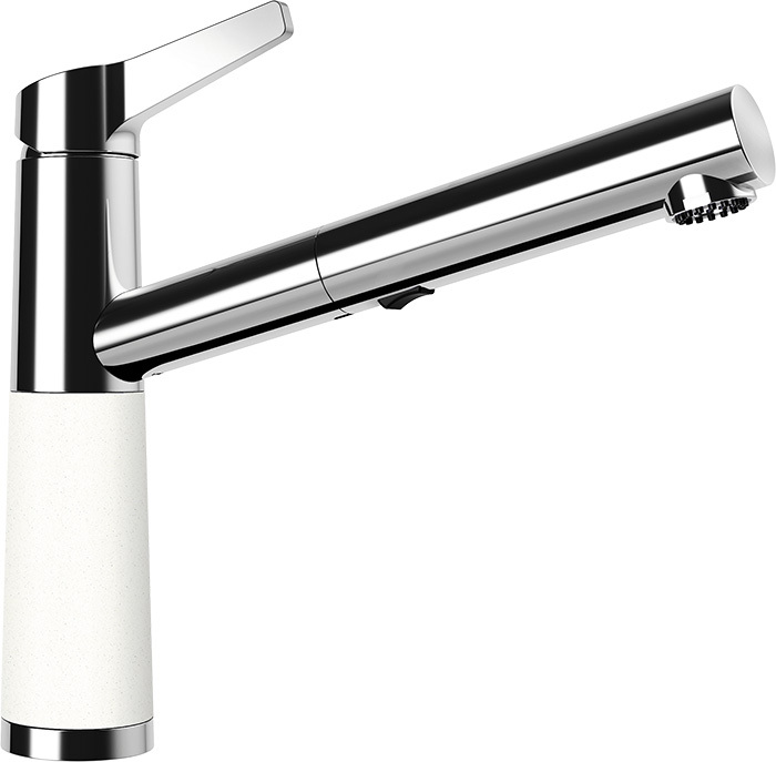 Фото товара: Schock SC-510-D, смеситель, гранит, хром/альпина