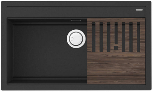 Фото товара: Omoikiri Kitagawa 86-LB-GB, мойка, керамика, графит