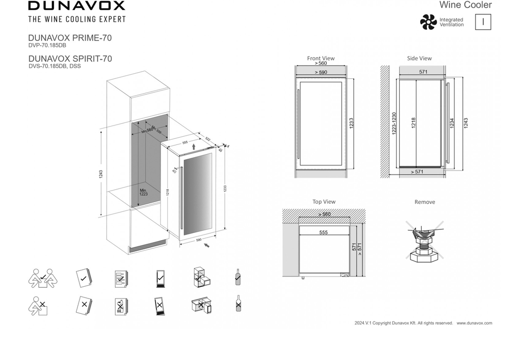 Детальное фото товара: Dunavox DVS-70.185DB