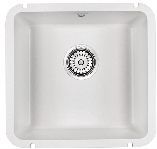 Детальное фото товара: Paulmark UNTER, мойка, гранит, белый
