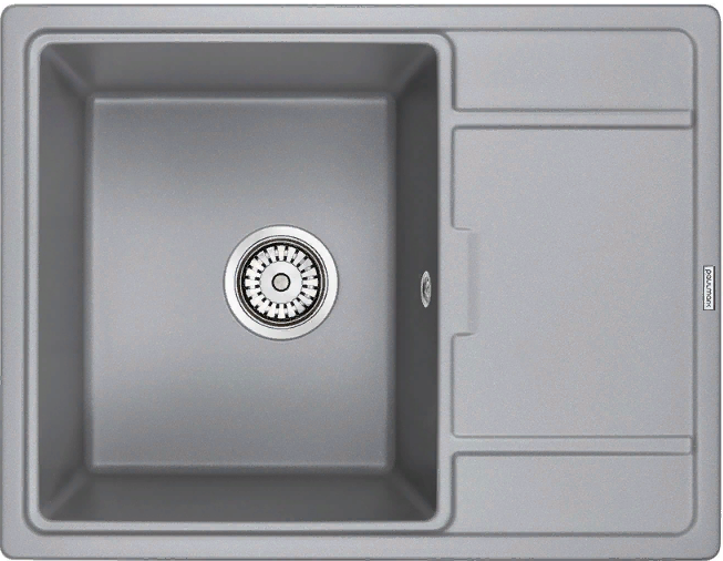 Фото товара: Paulmark FLUGEN 50-650, мойка, гранит, серый металлик