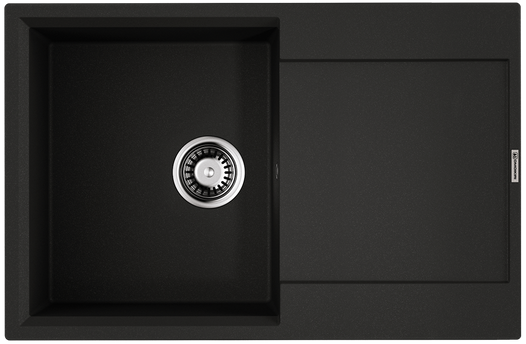 Фото товара: Omoikiri Daisen 78T-BL, мойка, гранит, черный