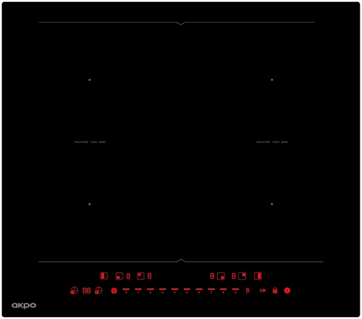 Фото товара: AKPO PIA 6094123FZ-2 BL индукционная поверхность