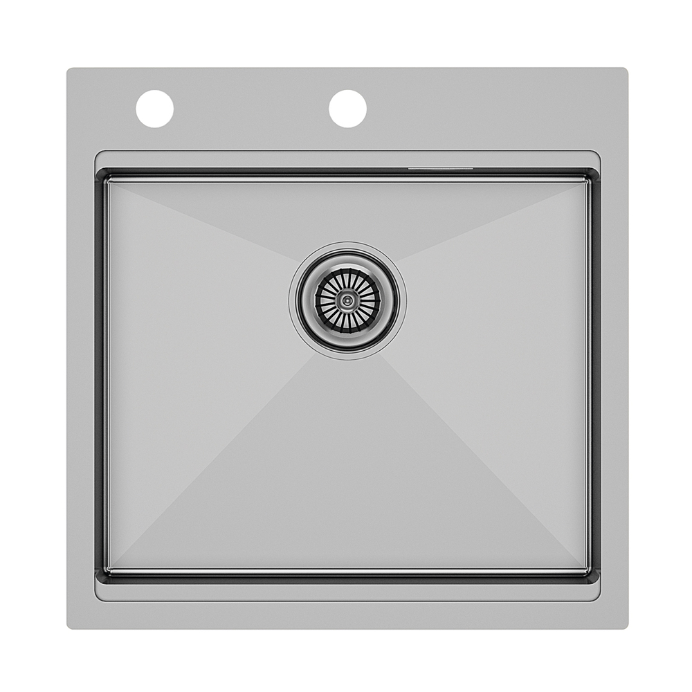 Фото товара: Paulmark KRONER-PRO 51, мойка, нержавеющая брашированная сталь