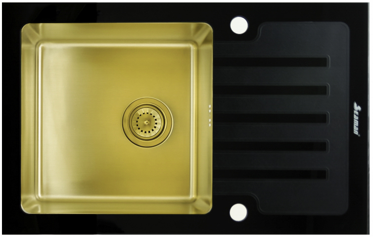 Seaman Eco Glass SMG-780B Gold (PVD) Фото товара: Seaman Eco Glass SMG-780B Gold (PVD)