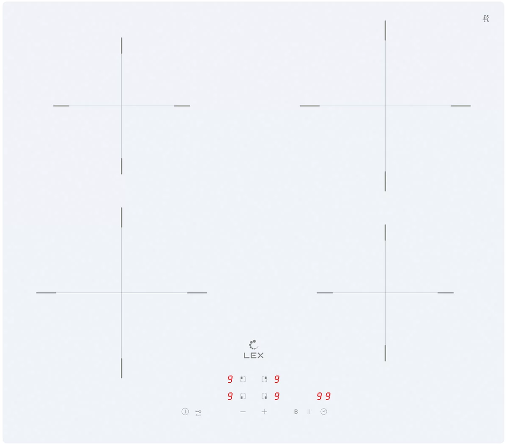 Фото товара: LEX EVI 640A WH индукционная поверхность