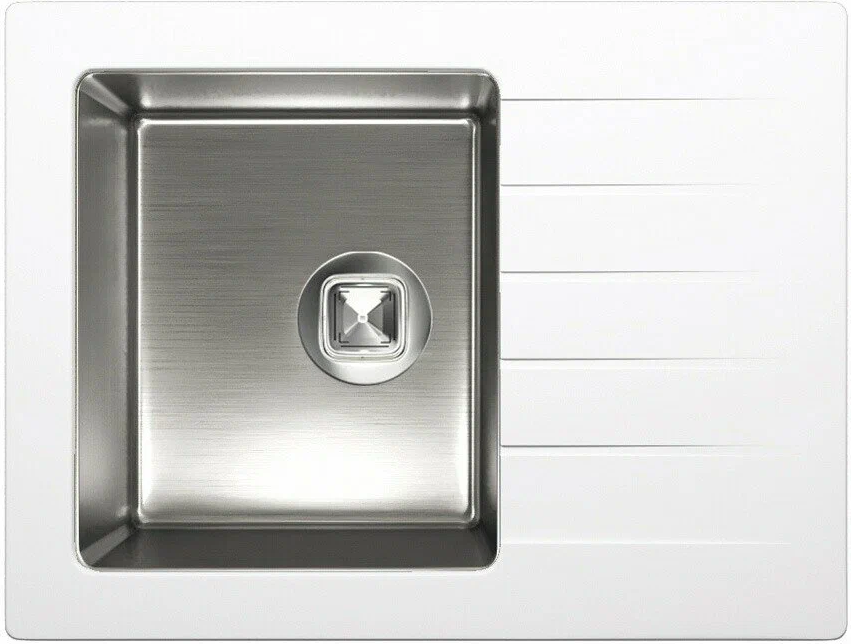 Фото товара: Tolero Twist TTS-660, мойка, гранит/нержавеющая сталь, туман