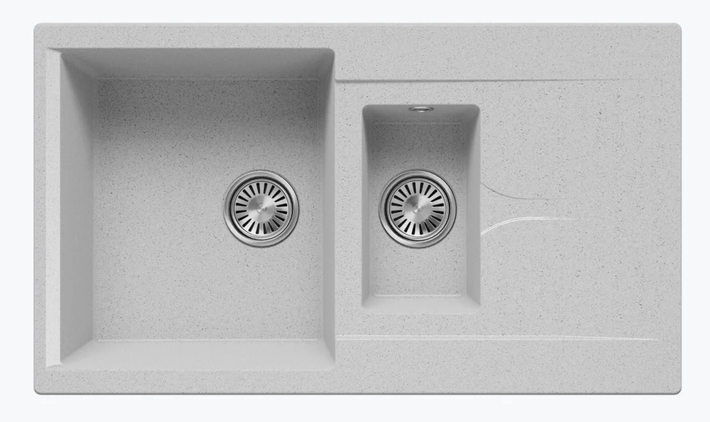 Фото товара: Polygran BRIG-870, мойка, мрамор, светло-серый 314