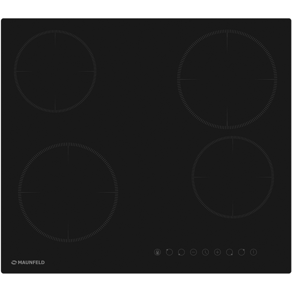 Фото товара: Maunfeld AVCE594BK стеклокерамическая поверхность