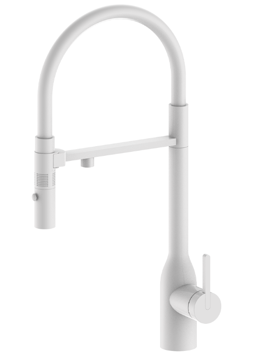 Фото товара: Paulmark Magneto One, смеситель, белый