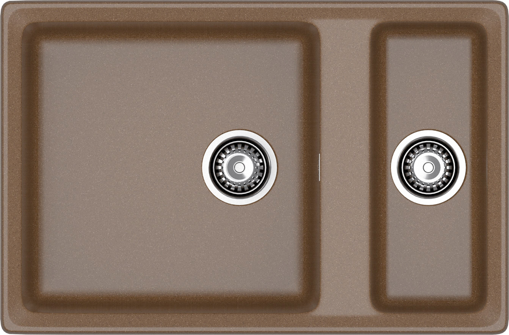 Фото товара: GranFest LEVEL GF-LV-760K, мойка, мрамор, терракот