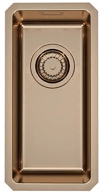 Фото товара: ALVEUS KOMBINO 10 MONARCH COPPER SAT-90, мойка, нерж. сталь, медь (в компл. с выпуском без сифона)