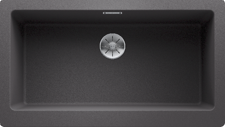 Фото товара: Blanco Vintera XL 9-UF, мойка, гранит, темная скала