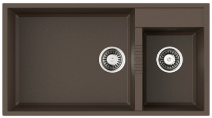 Фото товара: Omoikiri Tedori 85-2-U-ES, мойка, гранит, espresso