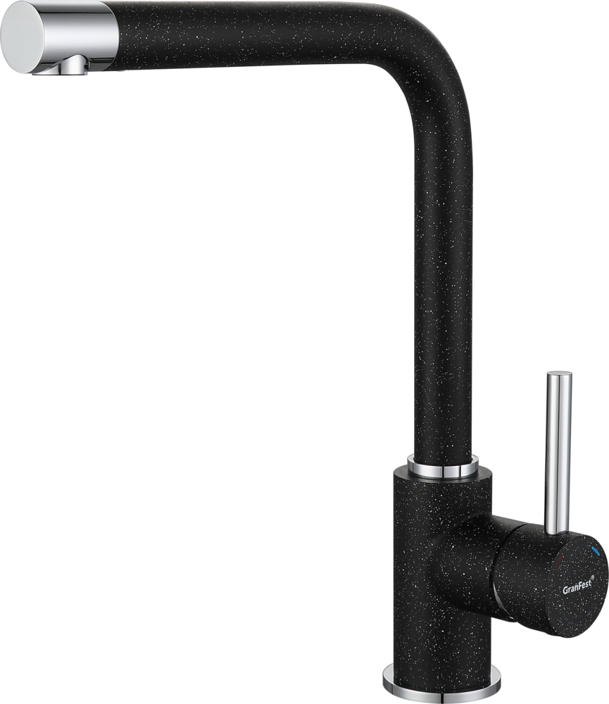 Фото товара: GranFest 3651, смеситель, мрамор, черный