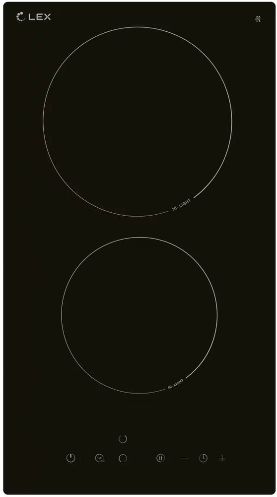 Фото товара: LEX EVH 320A BL стеклокерамическая поверхность