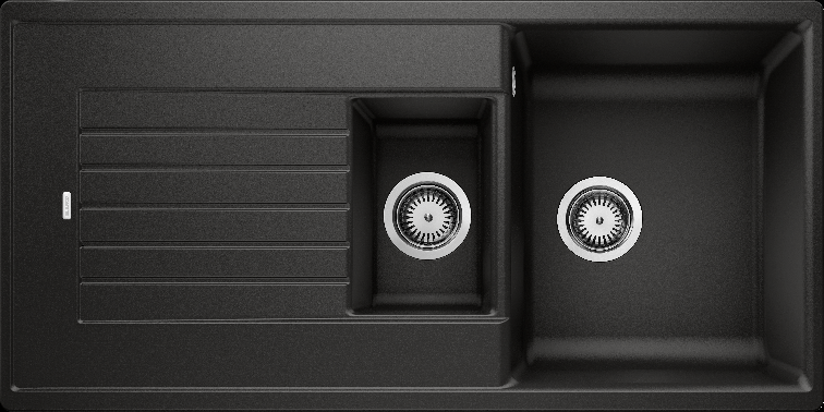 Фото товара: Blanco Zia 6S, мойка, гранит, черный