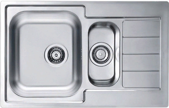 Фото товара: ALVEUS LINE 70 NAT-90, мойка, нержавеющая сталь (в комплекте с сифоном 1130555)