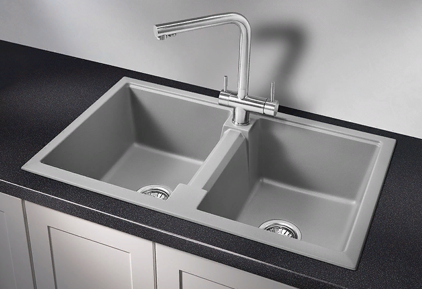 Фото товара: GRANULA 8101 мойка, гранит, алюминиум