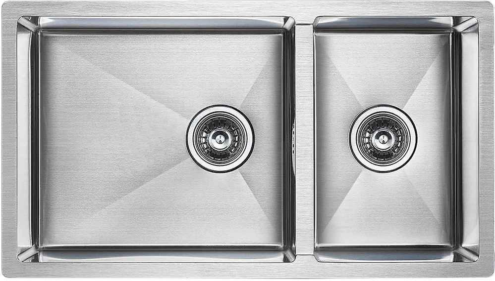 Фото товара: Paulmark GERBERG 78/2S UNI, мойка, нержавеющая сталь брашированная