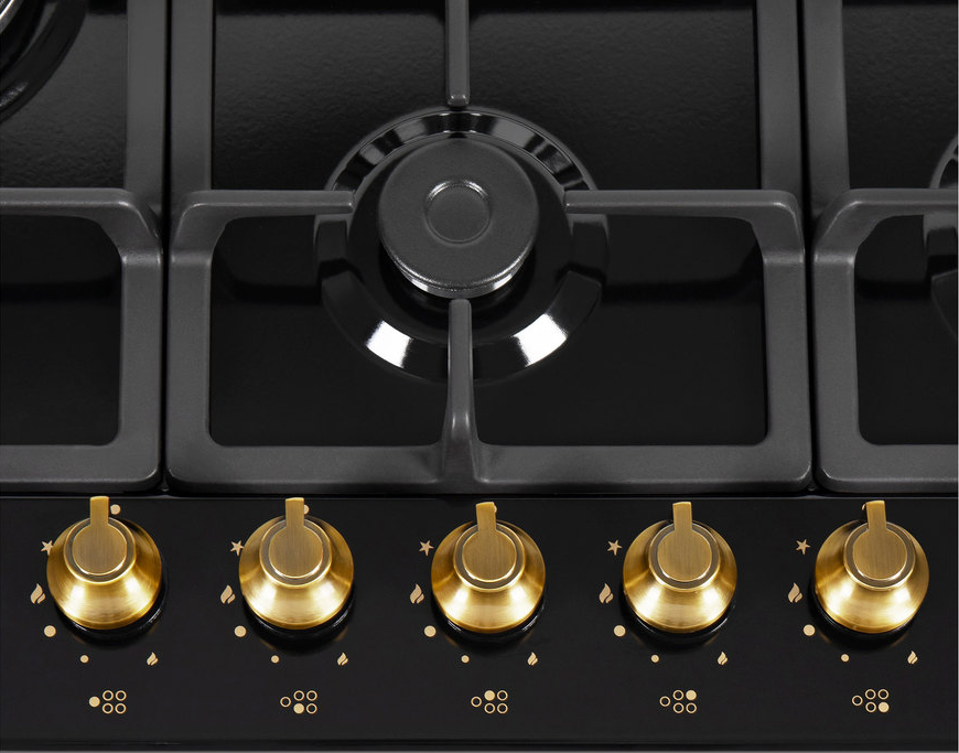 Детальное фото товара: Maunfeld EGHE.75.33CB.R/G газовая поверхность