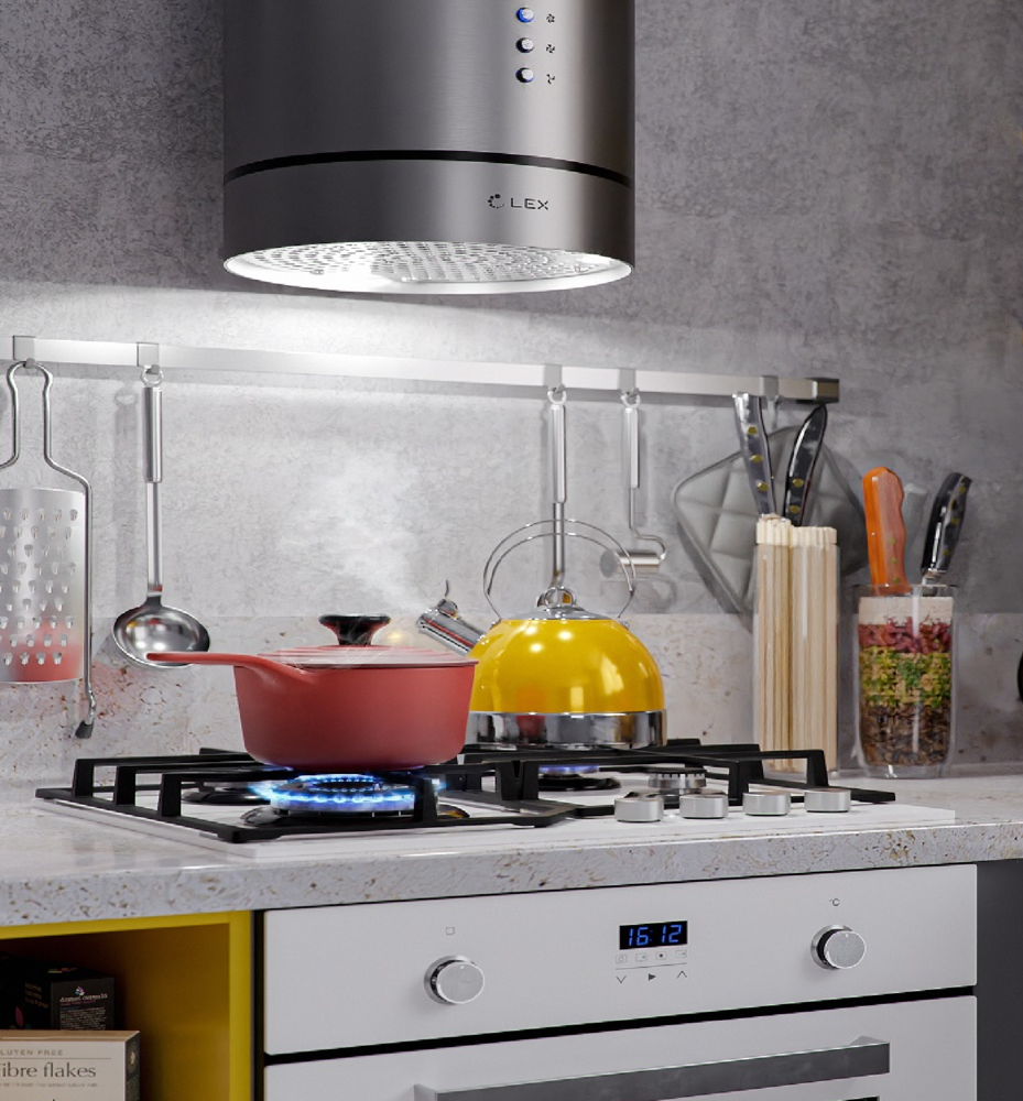 Детальное фото товара: LEX GVG 640-1 WH газовая поверхность