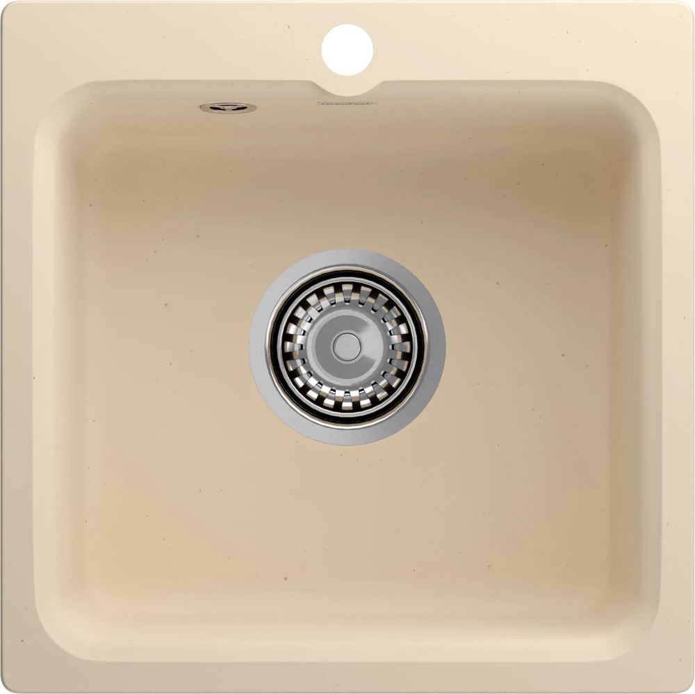GranFest GF-SMART 430, мойка, мрамор, бежевый Детальное фото товара: GranFest GF-SMART 430, мойка, мрамор, бежевый
