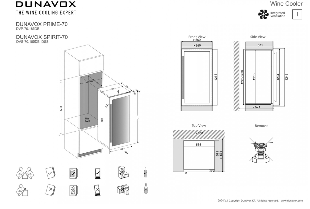 Детальное фото товара: Dunavox DVS-70.185DSS