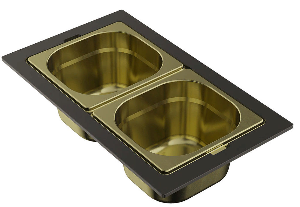 Фото товара: Omoikiri DC-04-2-LG, контейнер, нержавеющая сталь/светлое золото