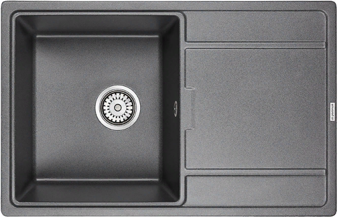Детальное фото товара: Paulmark FLUGEN 50-780, мойка, гранит, графит