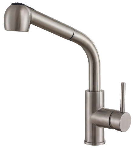 Фото товара: Zigmund & Shtain ZS 1200 L, смеситель, нержавеющая сталь