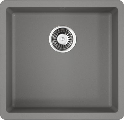 Фото товара: Omoikiri Kata 44-U-GR, мойка, гранит, leningrad grey