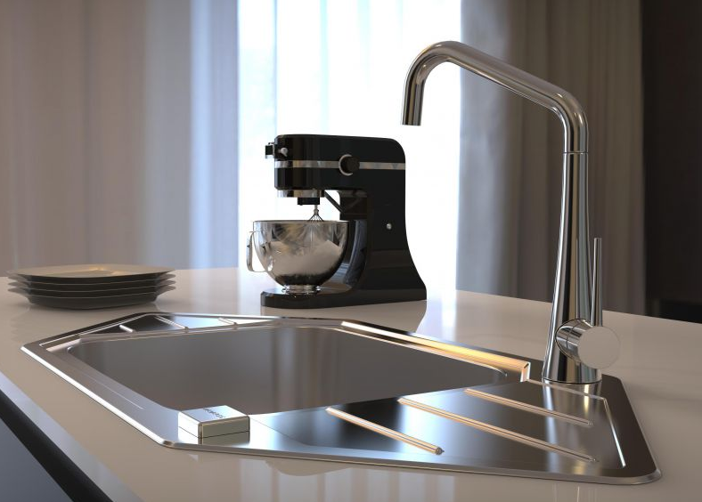 Детальное фото товара: ALVEUS PRAKTIK 130 SAT 90 FI, мойка, нержавеющая сталь (в комплекте с сифоном 1127251)