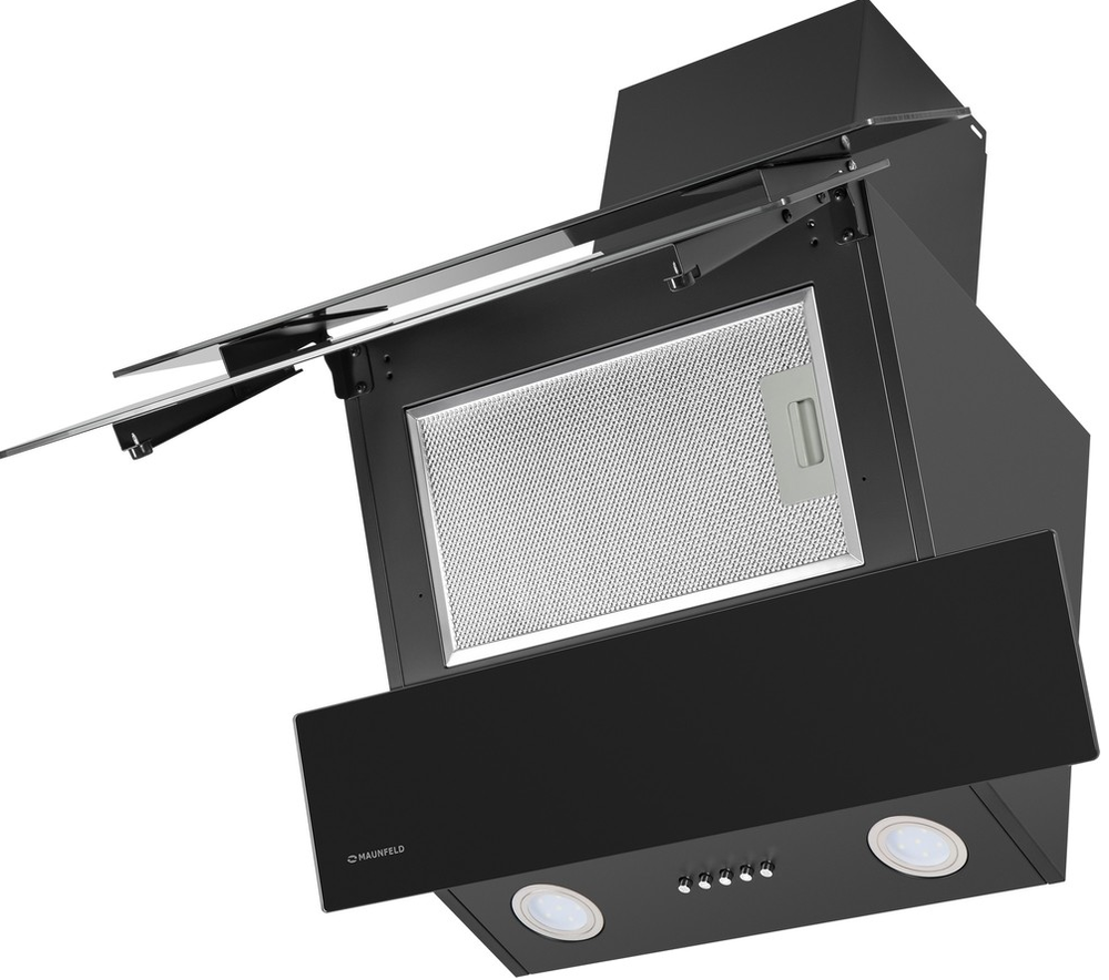 Детальное фото товара: Maunfeld CASCADA PUSH 50 Glass Black